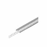 LED juostos profilio dangtelis  C CLICK, skaidrus, 2m