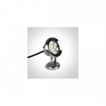 9W LED baseino &scaron;viestuvas, nerūdijančio plieno sp., 3000K, IP68, 69064C/W