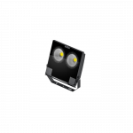 100W LED prožektorius PROLAMP, juodas, 4000K, IP66