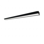 30W LED linijinis užglaistomas &scaron;viestuvas SASA, juodas, 3000K, 1140mm, dimeriuojamas, 3917-04114-3-B-P-D4