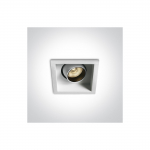 6W LED įleidžiamas pakreipiamas &scaron;viestuvas, baltas, 3000K, 51106M/W/W
