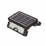 5W LED prožektorius su saulės baterija ir judesio davikliu MHC, juodas, 4000K