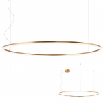 110W LED pakabinamas &scaron;viestuvas ORBIT, bronzos sp., 3000K, dimeriuojamas, 01-1719-TRIAC