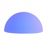 3W LED pastatomas lauko &scaron;viestuvas BLOB, baltas, RGB, IP65, tiekiamas su nuotolinio valdymo pulteliu, 90170