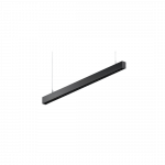 25,5W linijinis pakabinamas &scaron;viestuvas X-LINE SLIM LOW UGR L-DOWN LED, juodas, 3000K, IP40