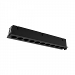 24W LED įleidžiamas &scaron;viestuvas INVISIBLE, juodas, 3000K, E3980100N