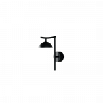 4W LED sieninis &scaron;viestuvas TANA, juodas, 2700K, dimeriuojamas