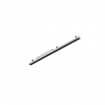 25,5W LED linijinis įleidžiamas &scaron;viestuvas X-LINE SLIM RECESSED, juodas, 4000K, IP40, DALI