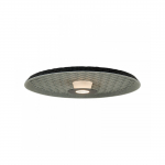 13W LED lubinis akustinis &scaron;viestuvas, pilkos/juodos sp., 3000K, 25177