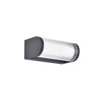 12W LED sieninis fasado &scaron;viestuvas MONACO, tamsiai pilkas, 3000K, IP65, 4336400