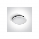 25W LED plafonas, baltas, 3000K, 67362/W/W