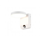 17W LED sieninis lauko &scaron;viestuvas, baltas, 4000K, IP65, su judesio davikliu