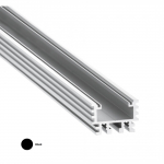 LED profilis INFERNO, juodas, 2m