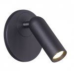 3W LED sieninis &scaron;viestuvas EMMA, juodas, 3000K, 4244701