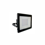 50W LED prožektorius V-TAC, juodu korpusu, 4000K