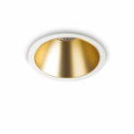 20W LED įleidžiamas &scaron;viestuvas GAME, baltos/aukso sp., 3000K, 341422