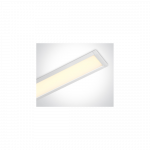 40W LED įleidžiamas linijinis &scaron;viestuvas, baltas, 3000K, 38150AR/W/W