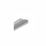 LED juostos profilis FLAT8 H/UX, anoduotas aliuminis, 2m