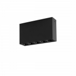 12W LED lubinis &scaron;viestuvas INVISIBLE, juodas, 3000K, P3980000N
