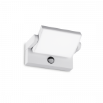 21W LED sieninis fasado &scaron;viestuvas SWIPE, baltas, 3000K, su judesio davikliu, IP54, 287720