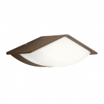 9W LED sieninis lauko &scaron;viestuvas CHALET, tamsiai rudas, 3000K, IP54, 90002