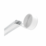 LED užglaistomas profilis su dangteliu ir 2 užbaigimais, aliuminio sp., 2m, 20328