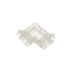 8mm LED juostos kampinė jungtis, skaidri, CORN08