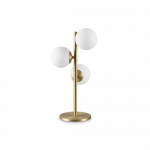 Stalo &scaron;viestuvas PERLAGE, G9, baltos/žalvario sp., 292472