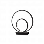 22W LED stalo &scaron;viestuvas OZ, juodas, 4000K, 342504