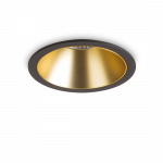 20W LED įleidžiamas &scaron;viestuvas GAME, juodos/aukso sp., 2700K, 341385