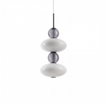 34W LED pakabinamas &scaron;viestuvas LUMIERE, baltos/juodos sp., 3000K, 314167