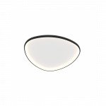 39W LED lubinis &scaron;viestuvas, matinės juodos sp., 3000K, dimeriuojamas, 23090