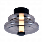 9,5W LED sieninis &scaron;viestuvas SIRA, pilkos/dūmų sp., 2700K, A4013090FU