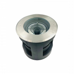 15W LED įleidžiamas į žemę &scaron;viestuvas, plieno sp., 3000K, IP67, E361