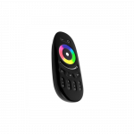 LED juostos nuotolinio valdymo pultas, skirtas RGB+W juostai, juodas