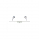 2x4,5W LED sieninis/pavir&scaron;inis &scaron;viestuvas, baltas, 3000K