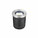 7W LED įleidžiamas į žemę &scaron;viestuvas, plieno sp., 3000K, IP67, E362