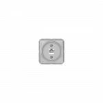 Kompiuterio lizdas VILMA STANDARD ST 150 be rėmelio, 1 vietos (1xRJ45 CAT5E UTP), metalo spalvos