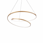 52W LED pakabinamas &scaron;viestuvas OZ, žalvario sp., 2700K, 342429