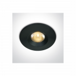 3W COB LED įleidžiamas &scaron;viestuvas, 3000K, IP65, juodas, 10103M/B/W