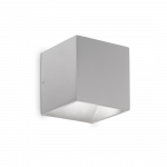 8,5W LED sieninis fasado &scaron;viestuvas RUBIK, pilkas, 4000K, IP54, 326856