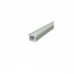 LED įleidžiamas profilis su dangteliu, sidabro sp., 2000x25x13mm