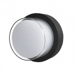 12W LED sieninis fasado &scaron;viestuvas ROSTA, juodas, 4000K