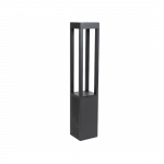 7W LED pastatomas lauko &scaron;viestuvas, grafito sp., 3000K, IP67, E367