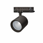 25W LED akcentinis &scaron;viestuvas į 3 fazių bėgelius, juodas, 3000K, S200