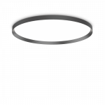 68W LED lubinis &scaron;viestuvas FLY, juodas, 2700K, IP40, 341217