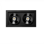 4,2W LED įleidžiamas &scaron;viestuvas BLACK FOSTER, juodas, 3000K, DALI