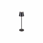 1,5W LED įkraunamas stalo &scaron;viestuvas, juodas, 3000K, dimeriuojamas, IP54, E369