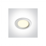 7W LED įleidžiamas &scaron;viestuvas, baltas, 3000/4000/5000K, 10107T/W/V
