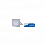 30W LED prožektorius V-TAC, 6400K (&scaron;altai balta), pilku korpusu, SAMSUNG LED chip